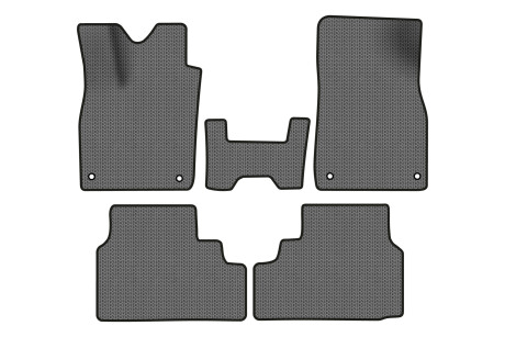 Коврики EVA в салон авто для ID.4 X Volkswagen 2020 1 поколение SUV EU EVAtech VW12046PDC5AV4SGB