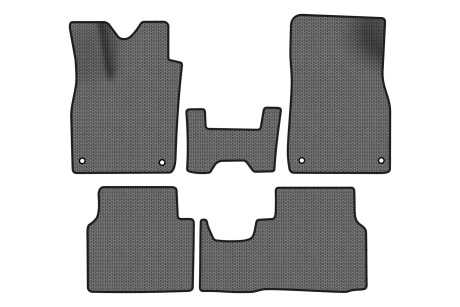 Коврики EVA в салон авто для ID.4 X Volkswagen 2020 1 поколение SUV EU EVAtech VW12046PDR5AV4SGB