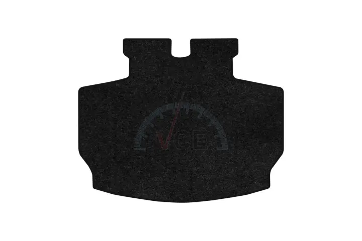 Ворсовый коврик Standard в багажник авто для Volkswagen Beetle 2011-2019 2 поколения Cabrio USA черный кант EVAtech VW13560B1VEB (фото 1)