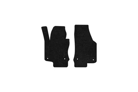 Ворсовые коврики Standard в салон авто для Volkswagen Eos 2006-2015 1 поколение Coupe USA черный кант EVAtech VW14336AV2AV4VEB