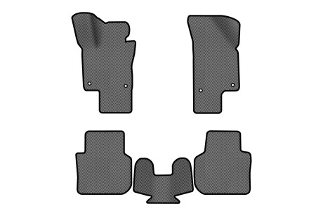 Коврики EVA в салон авто для Passat NMS Volkswagen 2010-2015 1 поколение Sedan USA EVAtech VW1693CC5AV4RGB