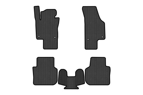 Коврики EVA в салон авто для Passat NMS Volkswagen 2010-2015 1 поколение Sedan USA EVAtech VW1693CL5AV4SBB