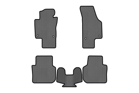 Килимки EVA в салон авто для Passat NMS Volkswagen 2010-2015 1 покоління Sedan USA EVAtech VW1693CM5AV4RGB