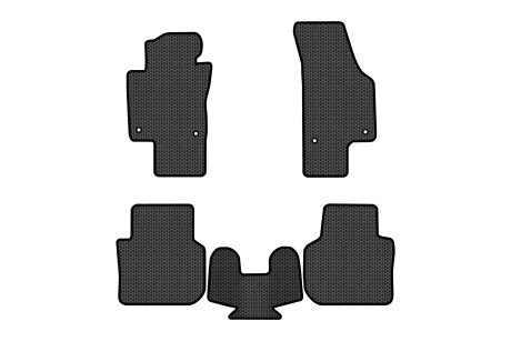 Килимки EVA в салон авто для Passat NMS Volkswagen 2010-2015 1 покоління Sedan USA EVAtech VW1693CM5AV4SBB