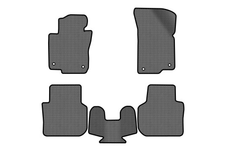 Коврики EVA в салон авто для Passat NMS Volkswagen 2010-2015 1 поколение Sedan USA EVAtech VW1693CP5AV4SGB