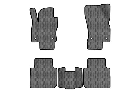 Коврики EVA в салон авто для Tiguan Allspace 7 seats Volkswagen 2016-2020 1 поколение SUV USA EVAtech VW1727CH5AV4SGB