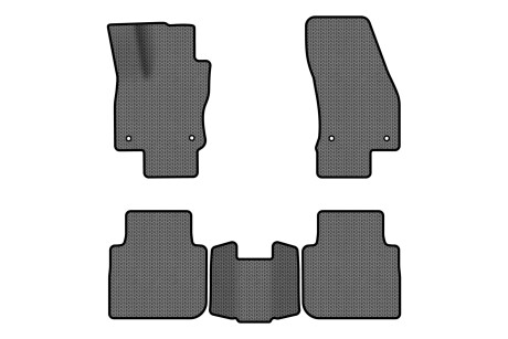 Коврики EVA в салон авто для Tiguan Allspace 7 seats Volkswagen 2016-2020 1 поколение SUV USA EVAtech VW1727CK5AV4SGB