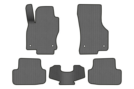 Коврики EVA в салон авто для Golf VII Volkswagen 2012-2020 7 поколения Htb EU EVAtech VW1884CL5AV4SGB