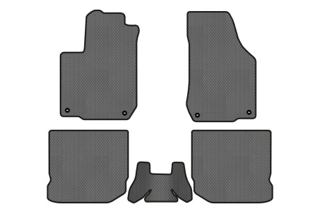 Коврики EVA в салон авто для Golf IV 3-doors Volkswagen 1997-2006 4 поколения Htb EU EVAtech VW22432CG5TL4RGB