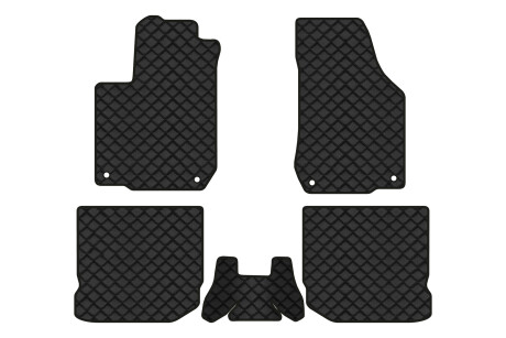 Коврики из экокожи ECO в салон авто для Golf IV 3-doors Volkswagen 1997-2006 4 поколения Htb EU EVAtech VW2745CG5AV4BBB