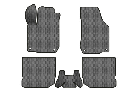 Коврики EVA в салон авто для Golf IV 3-doors Volkswagen 1997-2006 4 поколения Htb EU EVAtech VW2745CV5AV4SGB