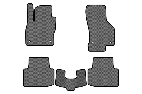 Коврики EVA в салон авто для Passat B8 Volkswagen 2014-2023 8 поколения Combi EU EVAtech VW31151CRG5AV4RGB