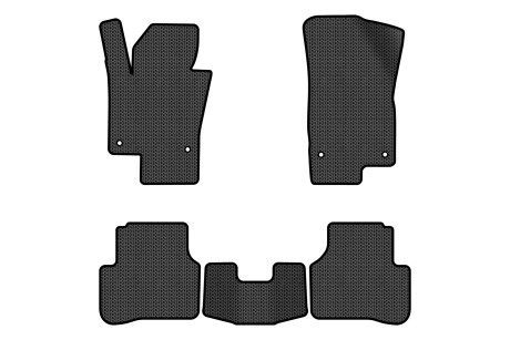 Коврики EVA в салон авто для Passat B6 with armrest Volkswagen 2005-2010 6 поколения Combi EU EVAtech VW31276CH5TL4SBB