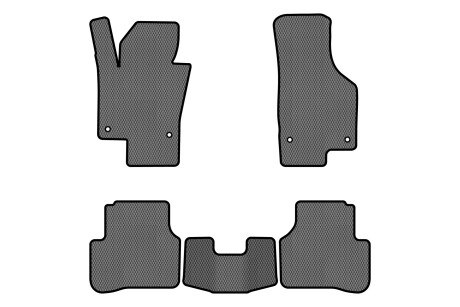 Коврики EVA в салон авто для Passat B6 with armrest Volkswagen 2005-2010 6 поколения Combi EU EVAtech VW31276CL5TL4RGB