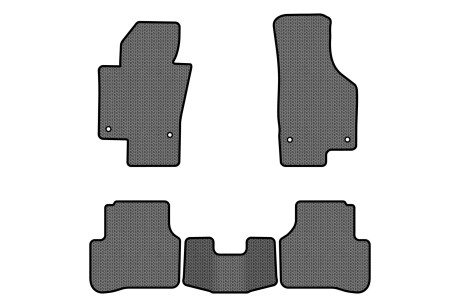 Килимки EVA в салон авто для Passat B6 with armrest Volkswagen 2005-2010 6 покоління Combi EU EVAtech VW31276CM5TL4SGB