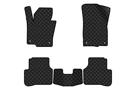 Коврики из экокожи ECO в салон авто для Passat B6 with armrest Volkswagen 2005-2010 6 поколения Combi EU EVAtech VW31276CN5TL4BBB