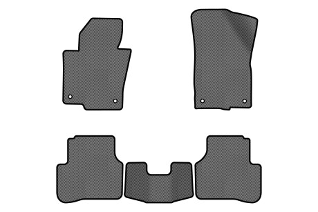 Коврики EVA в салон авто для Passat B6 with armrest Volkswagen 2005-2010 6 поколения Combi EU EVAtech VW31276CP5TL4RGB