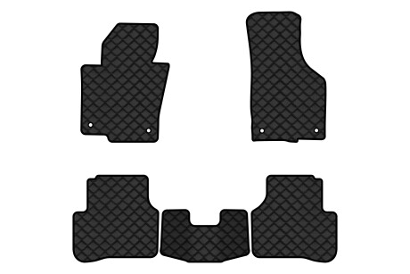 Коврики из экокожи ECO в салон авто для Passat B6 with armrest Volkswagen 2005-2010 6 поколения Combi EU EVAtech VW31276CS5TL4BBB