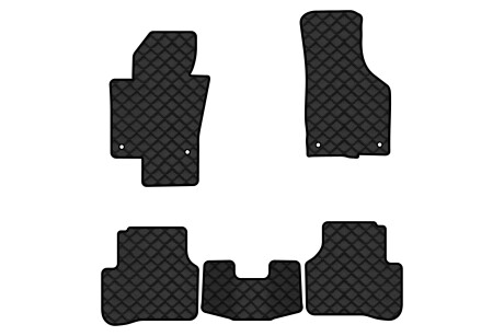 Коврики из экокожи ECO в салон авто для Passat B6 with armrest Volkswagen 2005-2010 6 поколения Combi EU EVAtech VW31276CZ5TL4BBB