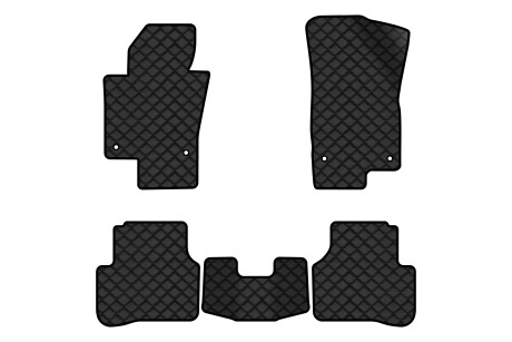 Коврики из экокожи ECO в салон авто для Passat B6 with armrest Volkswagen 2005-2010 6 поколения Sedan EU EVAtech VW31277CJ5TL4BBB