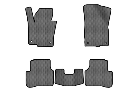 Коврики EVA в салон авто для Passat B6 with armrest Volkswagen 2005-2010 6 поколения Sedan EU EVAtech VW31277CN5TL4SGB