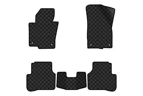 Коврики из экокожи ECO в салон авто для Passat B6 with armrest Volkswagen 2005-2010 6 поколения Sedan EU EVAtech VW31277CP5TL4BBB