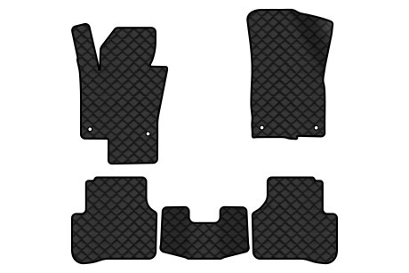 Коврики из экокожи ECO в салон авто для Passat B6 with armrest Volkswagen 2005-2010 6 поколения Sedan EU EVAtech VW31277CT5TL4BBB