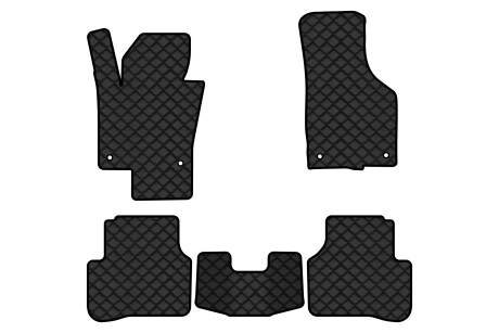 Коврики из экокожи ECO в салон авто для Passat B6 with armrest Volkswagen 2005-2010 6 поколения Sedan EU EVAtech VW31277CY5TL4BBB