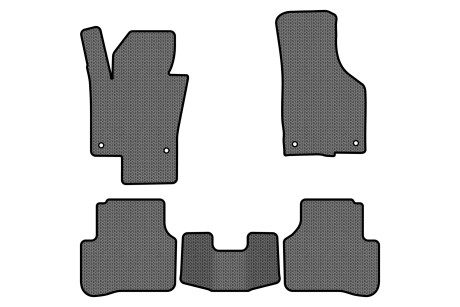 Килимки EVA в салон авто для Passat B6 with armrest Volkswagen 2005-2010 6 покоління Sedan EU EVAtech VW31277CY5TL4SGB