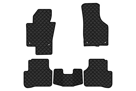 Коврики из экокожи ECO в салон авто для Passat B6 with armrest Volkswagen 2005-2010 6 поколения Sedan EU EVAtech VW31277CZ5TL4BBB