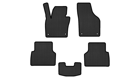 Коврики EVA в салон авто для Tiguan NF AT Volkswagen 2007-2018 1 поколение SUV EU EVAtech VW31594CV5AV4RBB