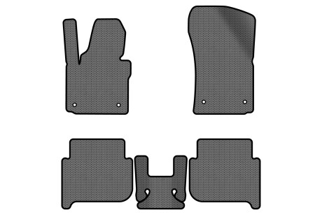 Коврики EVA в салон авто для Touran 1T 5 seats Volkswagen 2003-2015 1 поколение Minivan EU EVAtech VW31921C5TL4SGB