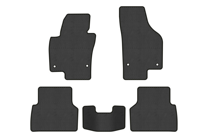 Коврики EVA в салон авто для Tiguan NF AT Volkswagen 2007-2018 1 поколение SUV USA EVAtech VW32480CM5AV4SBB (фото 1)