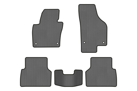 Коврики EVA в салон авто для Tiguan NF AT Volkswagen 2007-2018 1 поколение SUV USA EVAtech VW32480CRJ5AV4RGB