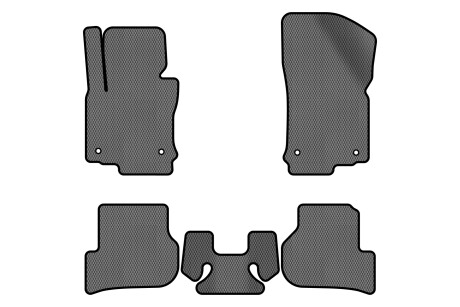 Коврики EVA в салон авто для Golf VI AT Volkswagen 2009-2012 6 поколения Htb EU EVAtech VW3260C5AV4RGB