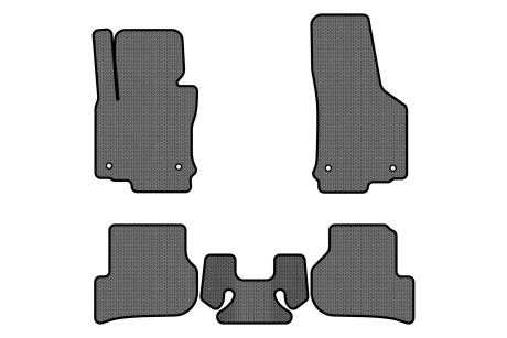 Килимки EVA в салон авто для Golf VI AT Volkswagen 2009-2012 6 покоління Htb EU EVAtech VW3260CV5AV4SGB