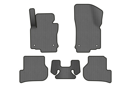 Коврики EVA в салон авто для Golf VI MT Volkswagen 2009-2012 6 поколения Htb EU EVAtech VW3261C5AV4SGB