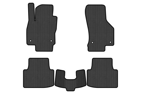 Коврики EVA в салон авто для Passat B8 Volkswagen 2014-2019 8 поколения Sedan EU EVAtech VW3265CV5AV4SBB