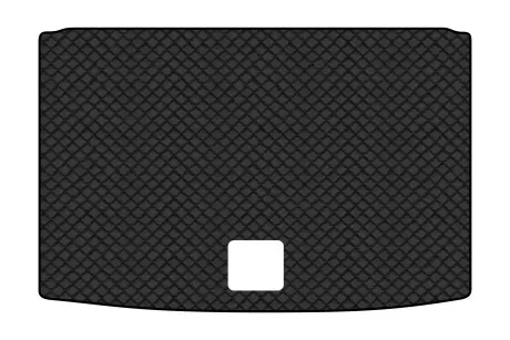 Коврик из экокожи ECO в багажник авто для Polo V 5-doors Volkswagen 2009-2017 5 поколения Htb EU EVAtech VW3268B1BBB