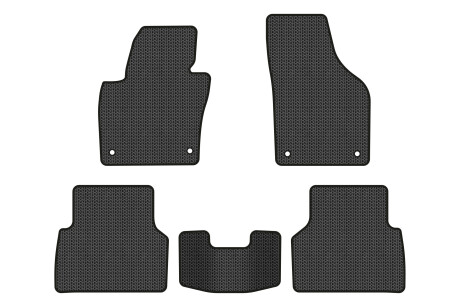 Коврики EVA в салон авто для Tiguan NF AT Volkswagen 2007-2018 1 поколение SUV EU EVAtech VW32872CS5AV4SBB