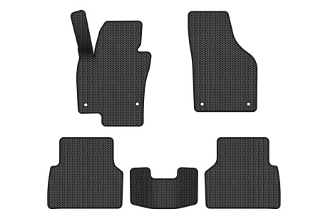 Коврики EVA в салон авто для Tiguan NF AT Volkswagen 2007-2018 1 поколение SUV EU EVAtech VW32872CY5AV4SBB
