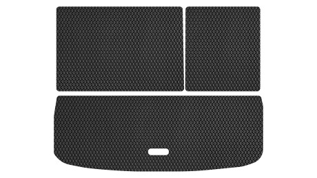 Коврик EVA в багажник авто для Tiguan NF AT driver and passenger mats with tails Volkswagen 2007-2018 1 поколение SUV EU EVAtech VW32874BE3RBB