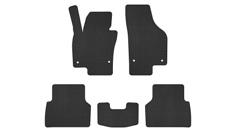 Коврики EVA в салон авто для Tiguan NF AT driver and passenger mats with tails Volkswagen 2007-2018 1 поколение SUV EU EVAtech VW32874CV5AV4RBB