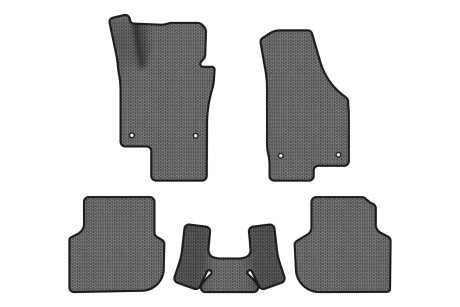 Коврики EVA в салон авто для Jetta VI AT Volkswagen 2010-2018 6 поколения Sedan EU EVAtech VW3288CE5AV4SGB