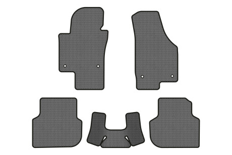 Коврики EVA в салон авто для Jetta VI AT Volkswagen 2010-2018 6 поколения Sedan EU EVAtech VW3288CG5AV4SGB