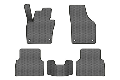 Коврики EVA в салон авто для Tiguan NF MT Volkswagen 2007-2018 1 поколение SUV EU EVAtech VW32987CR5AV4SGB