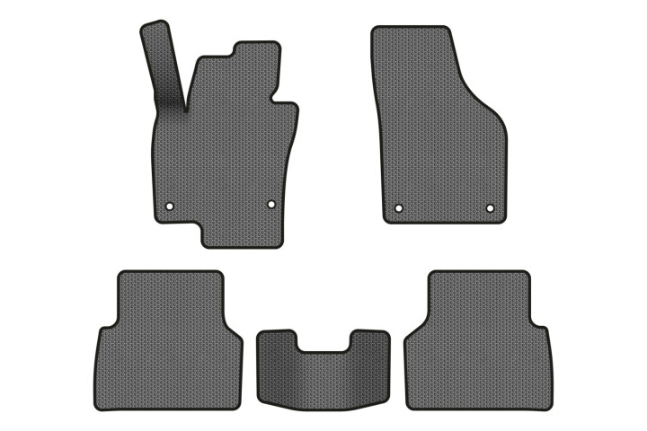 Коврики EVA в салон авто для Tiguan NF MT Volkswagen 2007-2018 1 поколение SUV EU EVAtech VW32987CY5AV4SGB (фото 1)