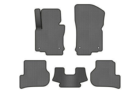 Коврики EVA в салон авто для Golf V AT 3-doors Volkswagen 2003-2009 5 поколения Htb EU EVAtech VW33069C5AV4RGB