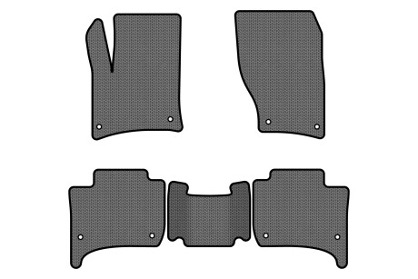 Коврики EVA в салон авто для Touareg 7P 2-зонный контроль Volkswagen 2010-2014 2 поколения SUV EU EVAtech VW3402C5AV8SGB