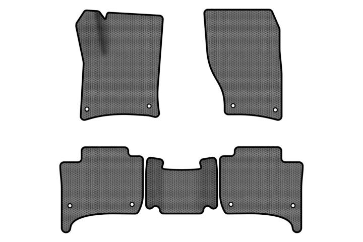 Коврики EVA в салон авто для Touareg 7P 2-зонный контроль Volkswagen 2010-2014 2 поколения SUV EU EVAtech VW3402CD5AV8SGB (фото 1)